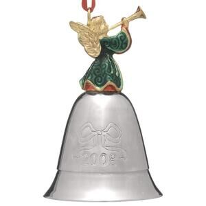Lenox Kirk Stieff 2008 Annual Musical Bell Ornament Hark! The Herald Angels Sing